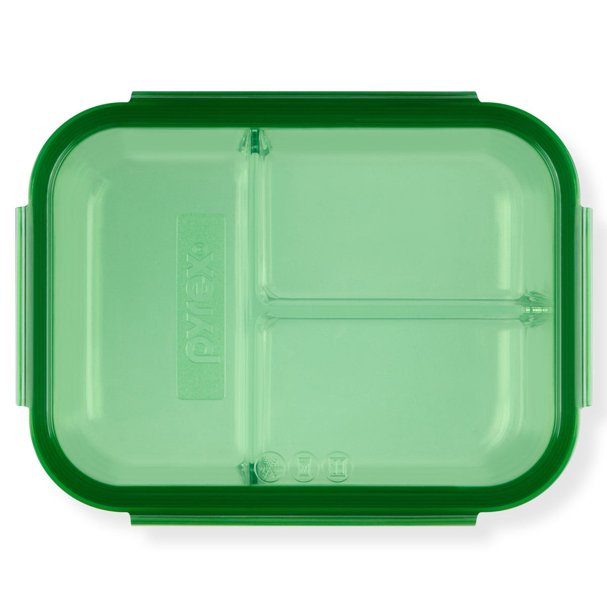 Pyrex Mealbox 5.5-cup green lid